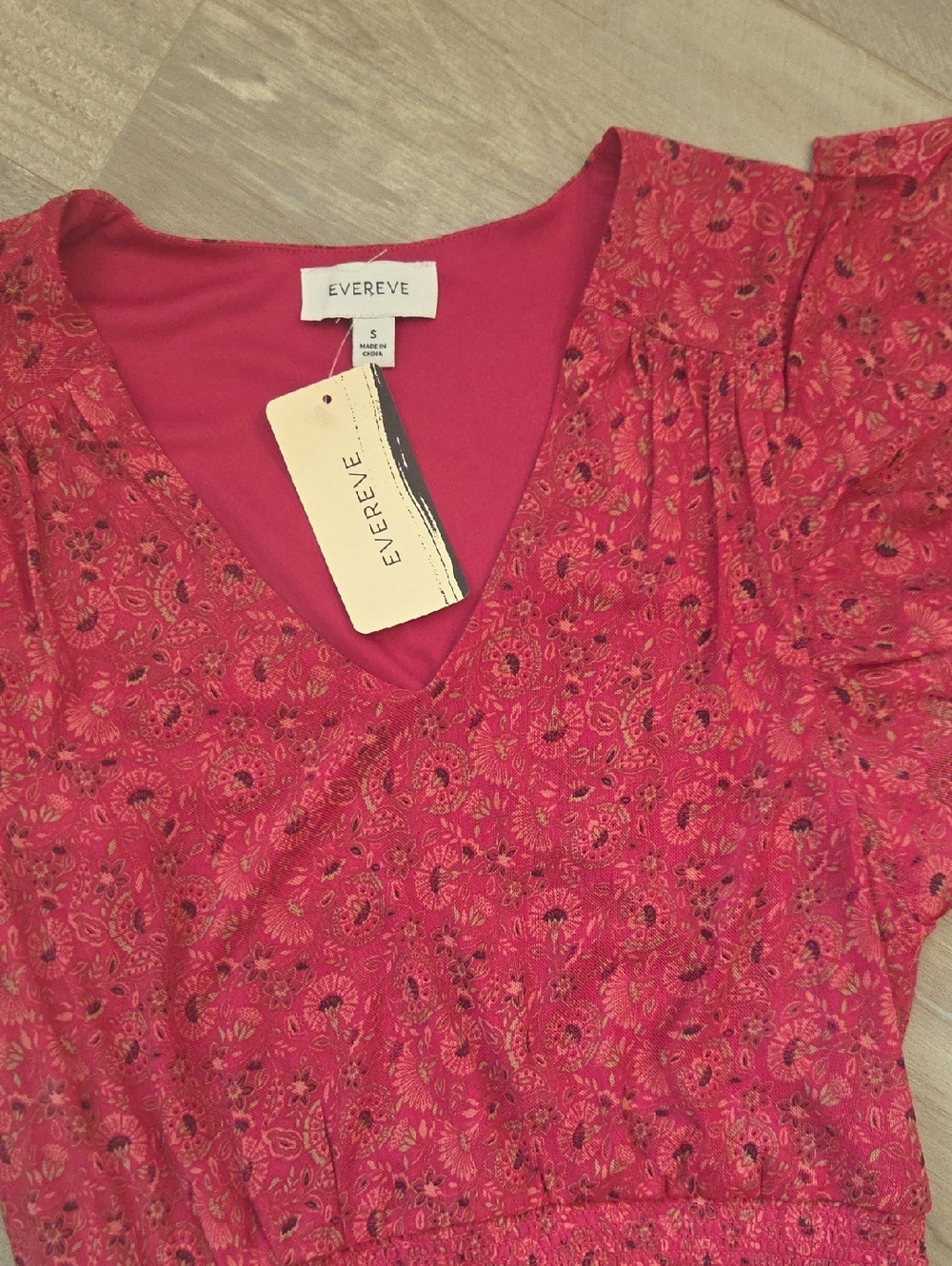 Evereve Elena Midi Dress NWT - Picture 2 of 4